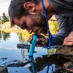 Paille filtrante, toute situation, 5000L d'eau pure, débit 500ml par minute